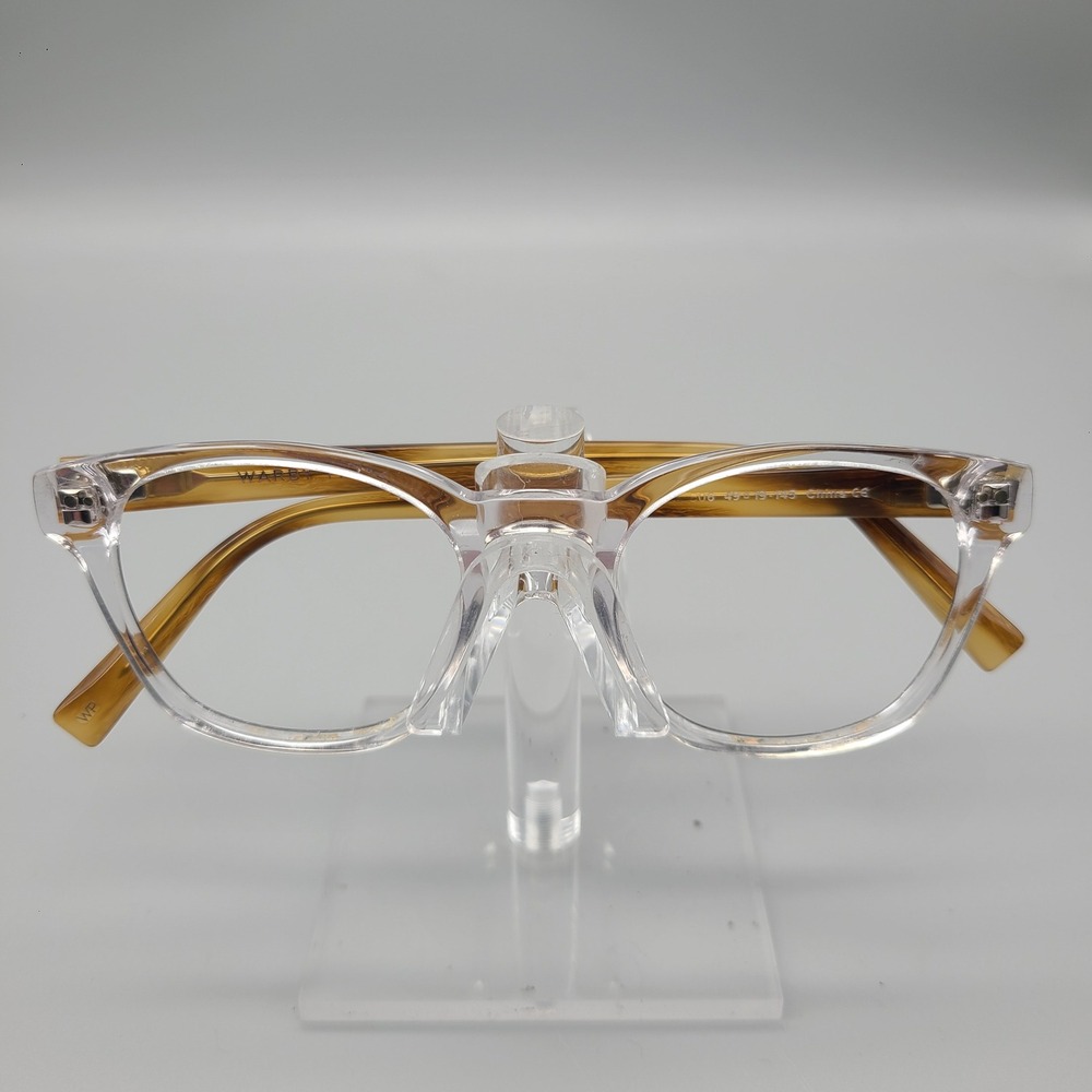 Warby Parker Felix M 506 Eyeglasses Clear Tortoise Square Frames 49-19-145